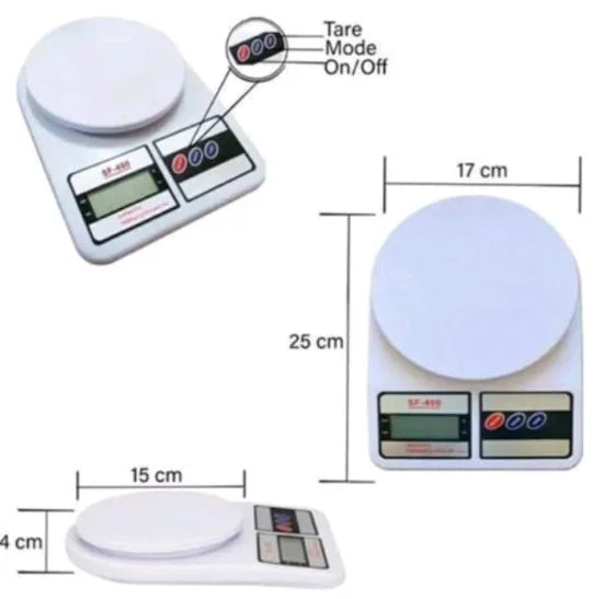 Balança Digital de Cozinha 10kg - Alta Precisão