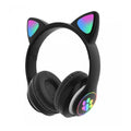 Fone de Ouvido Bluetooth 5.0 com Orelhas de Gato e LED – Som de Alta Qualidade, Design Fofo e Conforto Total!