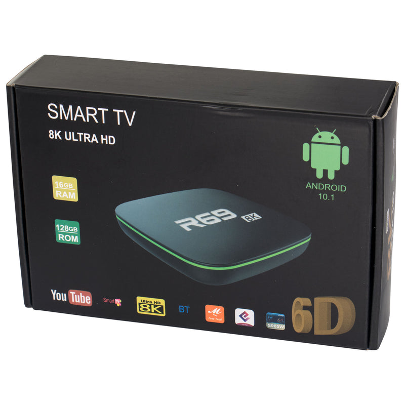 Receptor Box Smart R69 8K 128GB 16GB