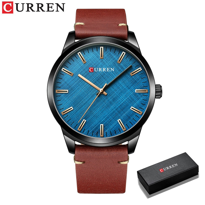 Relógio Masculino Quartzo Fashion Elegante Curren