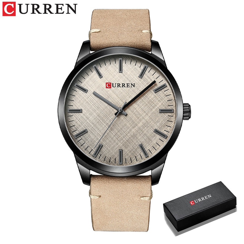 Relógio Masculino Quartzo Fashion Elegante Curren