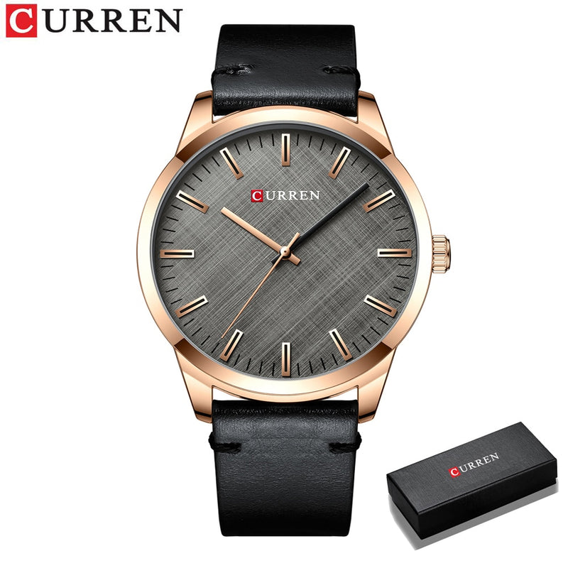 Relógio Masculino Quartzo Fashion Elegante Curren